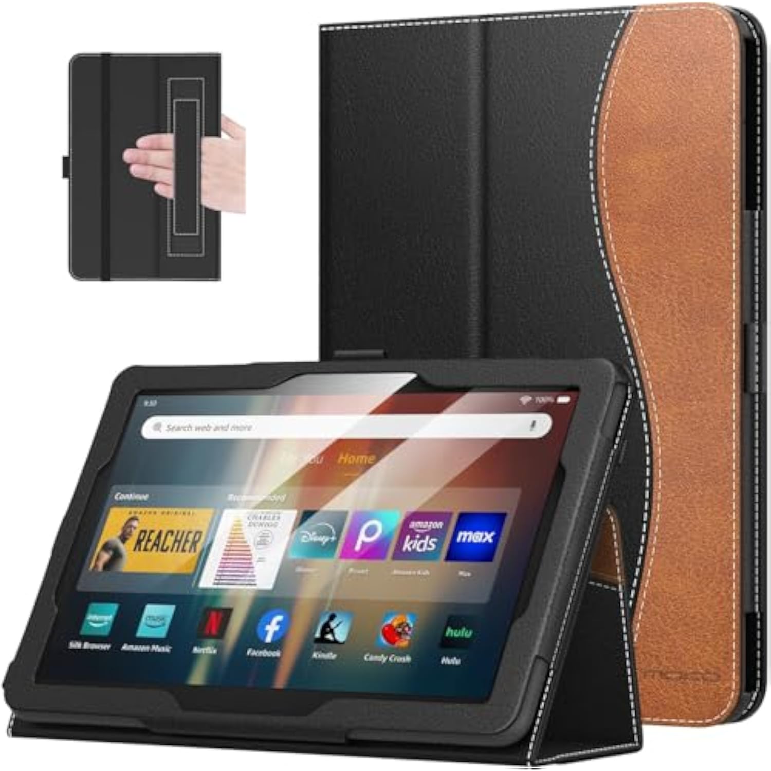 MoKo Case Fits All-New Amazon Kindle Fire HD 8 & 8 Plus Tablet (12th Generatio