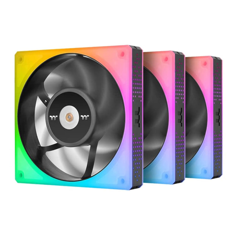 Thermaltake TOUGHFAN 12 RGB Radiator Fan 3 Pack, 16.8 Million RGB Lighting, Ma