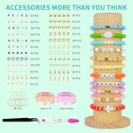 Friendship Bracelet Kit, 14,000Pcs 48 Colors Bracelet Making Kit Clay Beads With Number Letter Bead Set Concert Merch Arts And Crafts Gifts For Kids Adults Teen Girls Jewelry Making Supplies