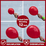 Red And Gold Balloons, 60 Pcs 12 Inch Maroon Ruby Dark Red Burgundy Metallic Gold Confetti Balloons For Graduation Christmas Wedding Valentine'S Day New Year Birthday Party Decorations