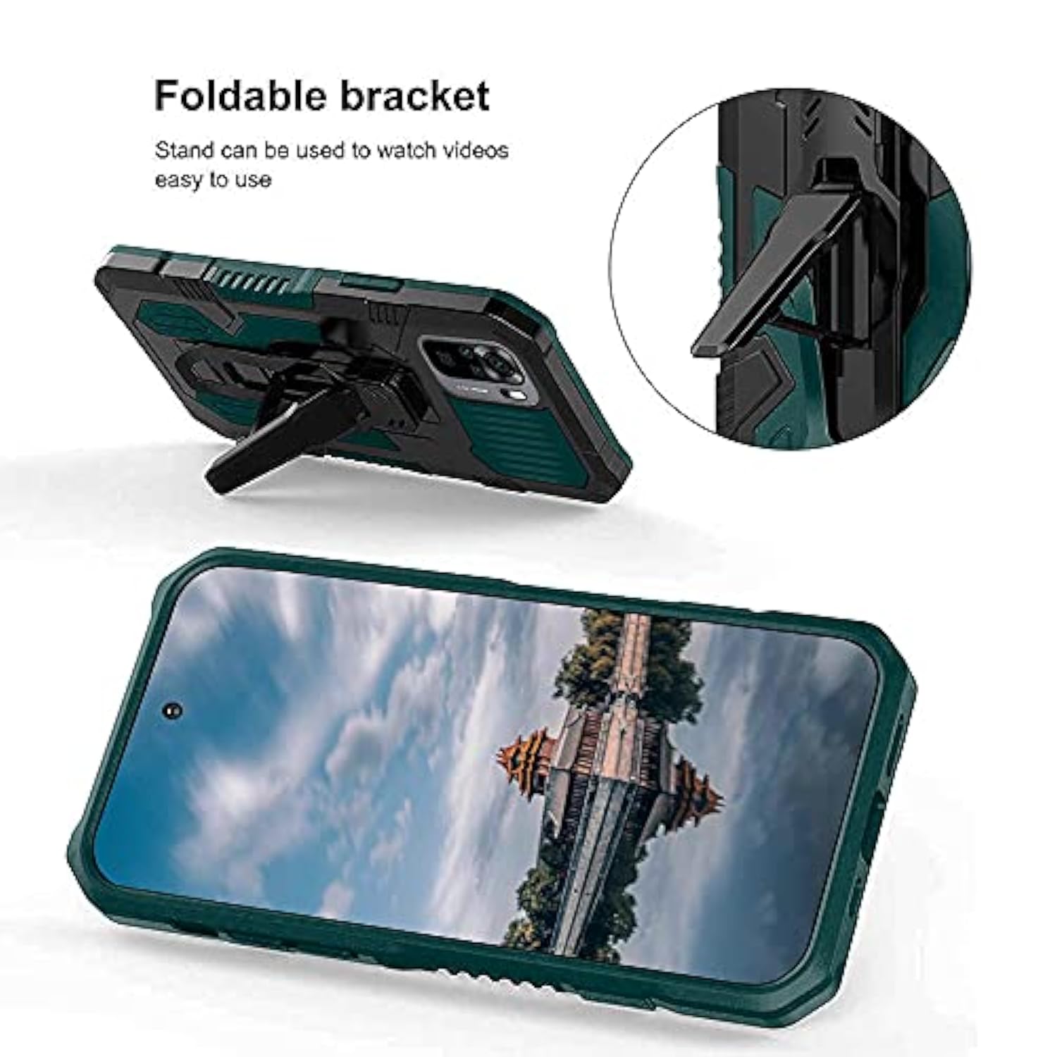 Xiaomi Redmi Note 10 4G/Redmi Note 10S Case with [2 Pack]