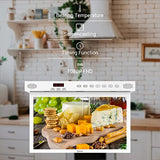 Kitchen Tv,15.6 Inch Under Cabinet Tv, Televison For Kitchen, Smart Tv Built-In App Store, Support Wifi Bluetooth, 1080P Small Tv For Rv Camper, Bedroom, Boat