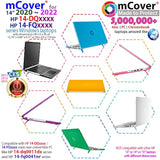 mCover Case Only Compatible for 2020~2022 14" HP 14-DQxxxx / 14-FQxxxx Series Windows PC (NOT Compatible with Any Other HP Models) - Orange