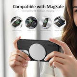 Compatible With Magsafe Magnetic 2 In 1 Detachable Iphone 13 Wallet Case With Card Holder Credit Slots Men Women,Pu Leather Rfid Blocking Flip Kickstand For Apple 13 6.1",Black