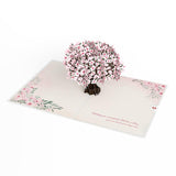 Mother’S Day Card For Grandma, Cherry Blossom Pop-Up Card, 5 X 7, Thoughtful Card For Grandmother, Pop-Up Flowers