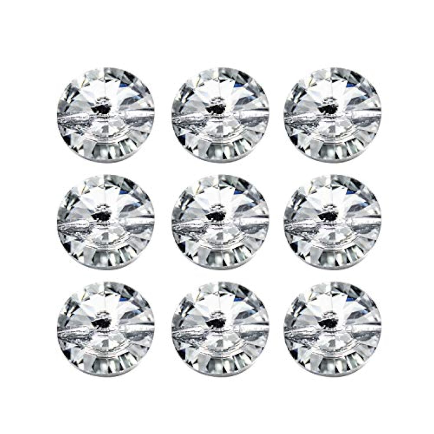 Acrylic Rhinestone Fastening Button, Crystal Clear Sewing, Diy Crafts