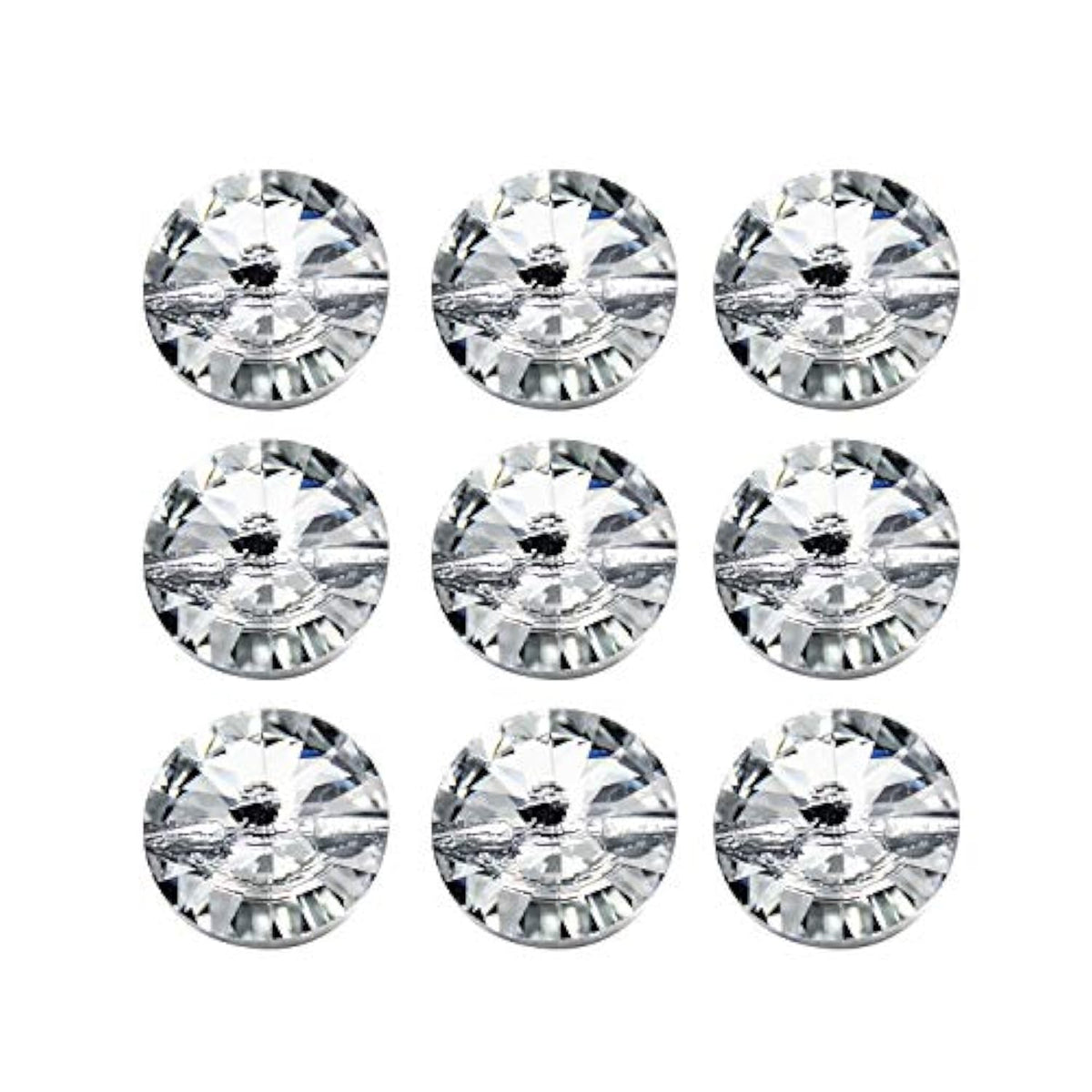 Acrylic Rhinestone Fastening Button, Crystal Clear Sewing, Diy Crafts