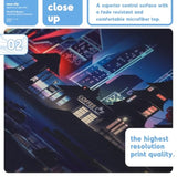 Extended Gaming Mouse Pad - Non-Slip Gaming Mouse Mat With Stitched Edges - Smooth Micro-Fiber Computer Desk Mat Pad - Hand Washable Gaming Mousepad - 900X400X4Mm - Neon City