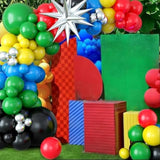 103Pcs Tropical Themed Balloon Arch Kit,Hawaiian Luau Summer Flamingo