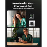 UGREEN 45W USB C Charger, Nexode 2 Port GaN Foldable PPS Wall Charger Block Support Samsung Super Fast Charging 2.0 for Galaxy S25/S24/Note 20, iPhone 16/15/14, iPad, MacBook, Steam Deck (Black)