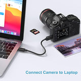 Short Micro B To Usb C Cable, 8 Inch External Hard Drive Cord Usb 3.1 Gen1 Fas