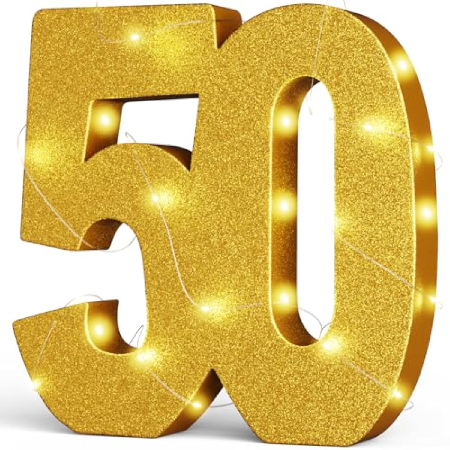 50Th Birthday Party Decorations Anniversary 50Th Centerpiece Table Decorations For Men Women(30 * 30 * 3Cm)