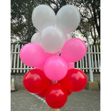 60 Pcs 12 Inch Latex Balloons In Red, Pink And White, Perfect For Valentine'S Day, Christmas, Girl'S Birthday, Graduation, Wedding And Baby Shower Party Balloons Decorations