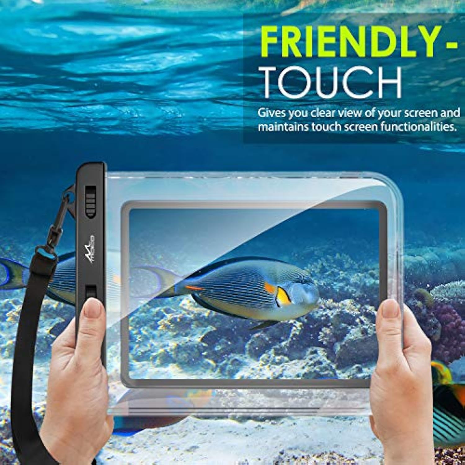 MoKo Waterproof Tablet Case, Tablet Pouch Dry Bag Compatible with iPad 10th, i