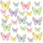 15 Pieces Butterfly Table Centerpiece Birthday Party Decorations Table Toppers Centerpieces Butterfly Theme Party Decor For Birthday Shower Supplies (Classic)