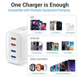 40W Usb C Charging Block, 4 Usb C Ports, Type C Wall Plug Fast Charger Cube, Power Adapter Box For Iphone 16, 15, 14, 13, 12, 11, Galaxy Phones, Watch, Tablet, Smartphones - 2Pack
