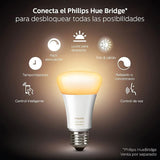 Philips Hue White Ambiance Smart Bulb Starter Kit 4 A19 Bulbs and Hub