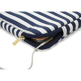 Kayond Canvas Water-Resistant 13 inch Laptop Sleeve -13 inch 13.3 inch Laptop case,12.9 inch Tablet Case Compatible MacBook(13-13.3 inches, Breton Stripe)