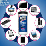 Endust for Electronics; Screen & Surface Cleaning Wipes, Great LCD and Plasma Wipes, 70 Wipes (11506)