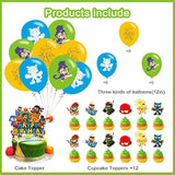 Bloons Td 6 Birthday Party Decorations, Bloons Td Video Game Party Supplies Set With Happy Birthday Banner, Cake Cupcake Toppers, Balloons For Fans Adults Party Decorations
