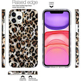 Compatible With Iphone 11 Pro Max Case 6.5" Leopard For Women Girls,Cute Sparkle Translucent Clear Stylish Cheetah Pattern Design Slim Soft Tpu Silicone Protective Phone Case Cover Bling