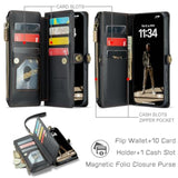 Premium Wallet Case for iPhone 17 Pro Max with RFID Card Holder, Black