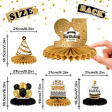 Happy 52Nd Birthday Table Honeycomb Centerpieces Cheers To 52Nd Birthday 52 Years Old Party Table Decorations Gift Sign.