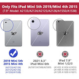 For Ipad Mini 5 Case 2019, For Ipad Mini 4 Case 2015, Heavy Duty Shockproof Ru