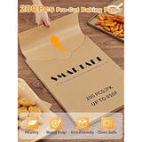 200 Pcs Parchment Paper Baking Sheets, 12X16 Inches Non-Stick Precut Baking Parchment, For Baking Grilling Air Fryer Steaming Bread Cup Cake Cookie And More (Unbleached)
