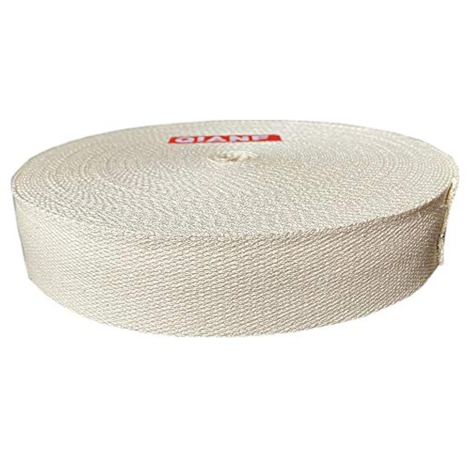 1 Inch Natural Heavy Cotton Webbing, 10 Yards