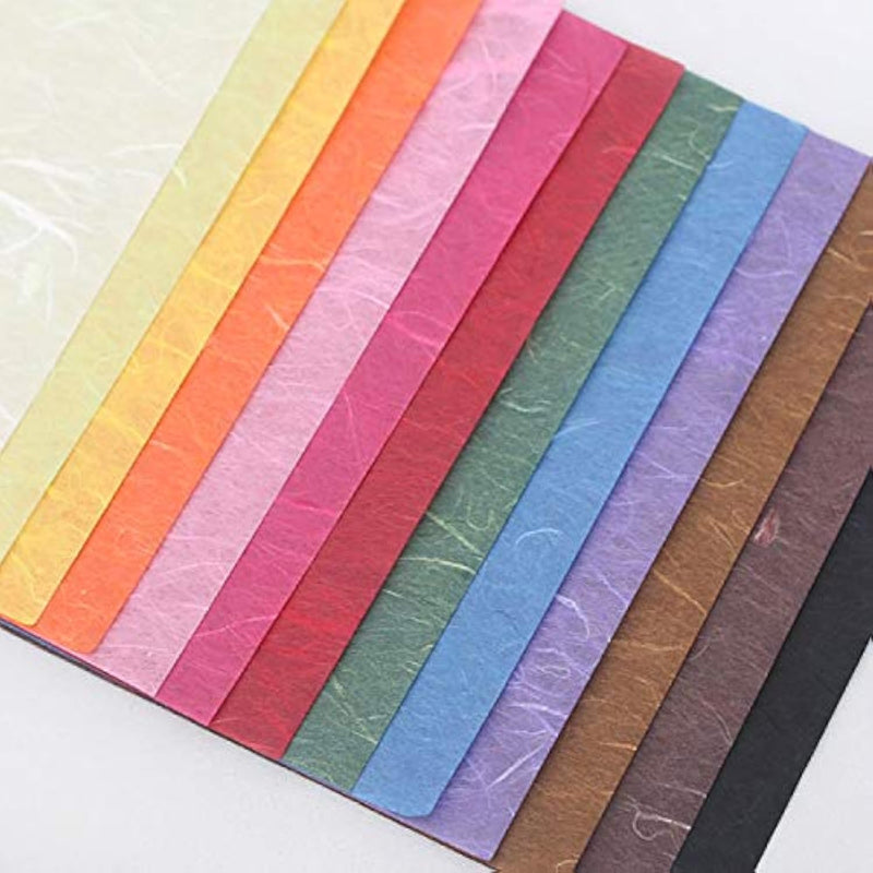 Color Mulberry Paper Variety 8 Pack - Hanji - ??? - Natural Fibers - 25 X 37In