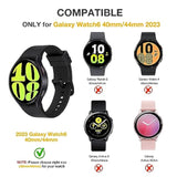 (4 Pack) Screen Protector Case Compatible For Samsung Galaxy Watch 6 40Mm (2023 Verison) Silicone Bumper Full Protective Shell Face Cover (Watch 6 40Mm Clear Silver Gold Rose)