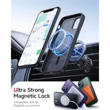 For Iphone-11 Phone Case With Screen Protector X2 + Camera Cover X2:[Magsafe Compatible] Magnetic Funda Para Ipone 11Case Grade Protective Slim Matte Cases For I Phone 11 Iphone11, Black