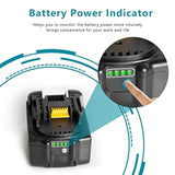 2Packs Upgraded 5.0Ah 18V Bl1850B With Led Replacement Lithium-Ion Battery Compatible With Makita 18 Volt Battery For Compatible Makita 18V Lithium-Ion Cordless Power Tools