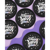 25-Pack 9-Inch New Year 2024 Disposable Plates for NYE Party Decor