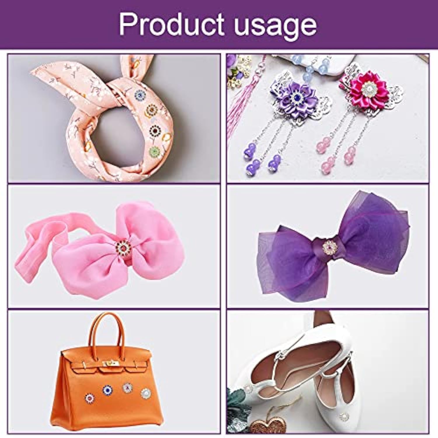 14Mm 100Pcs Flower Shape Claw Cup Sew On Rhinestone Button, Crystal Gl