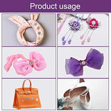 14Mm 100Pcs Flower Shape Claw Cup Sew On Rhinestone Button, Crystal Gl