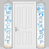 Baby Shower Decorations 71 X 12 Inch Welcome It Is A Boy Banner Backdrop Background Door Hanging Porch Sign For Baby Shower Gender Reveal Party Photo Prop Backdrop Supplies