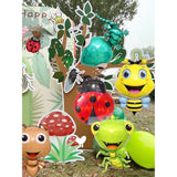 Insect Themed Balloons Ladybug, Bee, Ant, Gecko, Mantis Balloons For Kids Birthday Parties, Baby Shower, Spring Picnic, Summer Events Garden Themed Events & Insect Educational Activities? 5Pcs