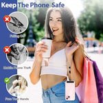 Wrist Phone Lanyard, Nylon Adjustable Wristlet Strap Cell Phone Lanyard Tether Pads For All Mobile Phones