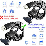 Long Usb 2.0 Extension Cable 30Ft With Hub,Long Usb2.0 A Male To Female,Usb A Cable Extension Cord,Usb 2.0 A Data Transfer Extender Usb Cable? Usb2.0 A Connector For Usb Flash Drive/Hard Drive