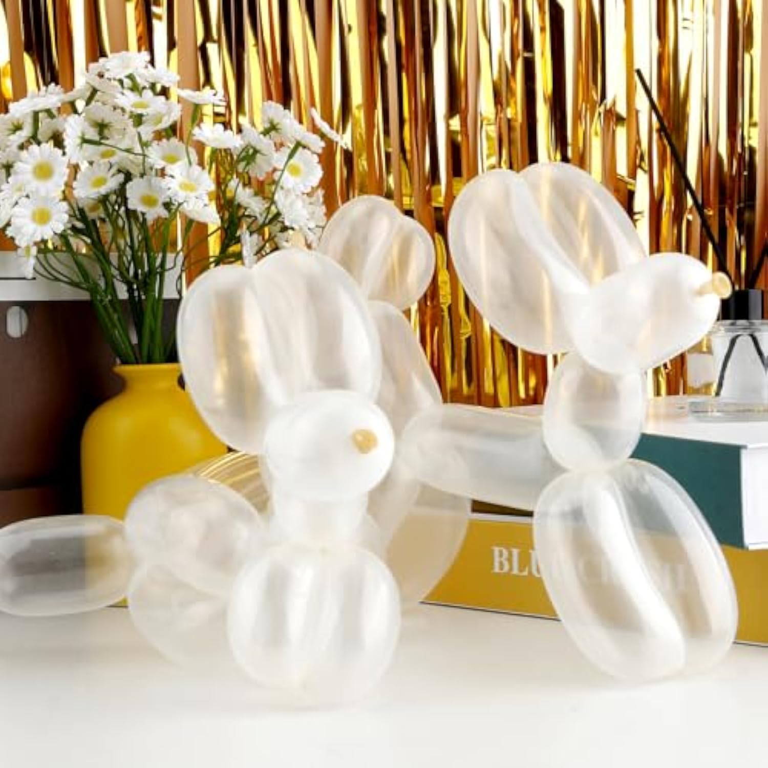 Clear Balloons 260 Long with 50 Animal Shapes for Arches and Balloon Animals