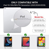 MoKo Case for iPad 9th Generation with Pencil Holder, iPad 8th/7th Gen Case 10