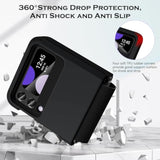 Heavy Duty Samsung Galaxy Z Flip 3 Case with Hinge Protection, Full Body Shockproof Anti Scratch Cover