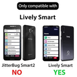 Compatible With Lively Smart Screen Protector[2 Pack], Jitterbug Smart3 5007S Tempered Glass Film Anti-Scratch, Hd Clear Case Friendly, Bubble Free Screen Protector For Jitterbug, Lively Smart