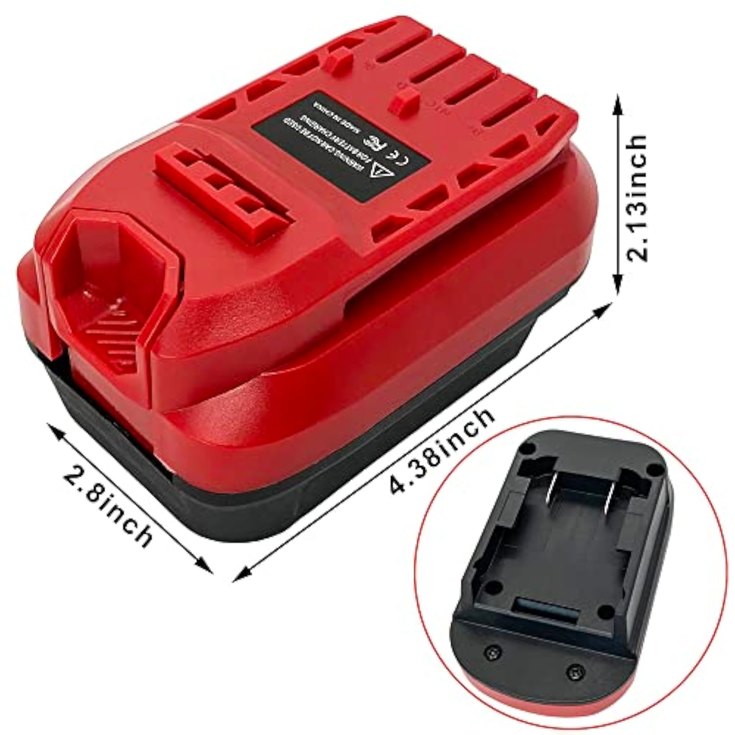 Battery Adapter to Use Dewalt 20V or Milwaukee 18V with Craftsman V20 Tools