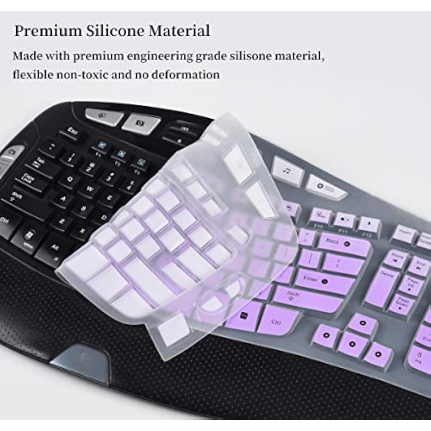 Keyboard Cover Skin For Logitech K350 Mk550 Mk570 Wireless Keyboard, Logitech