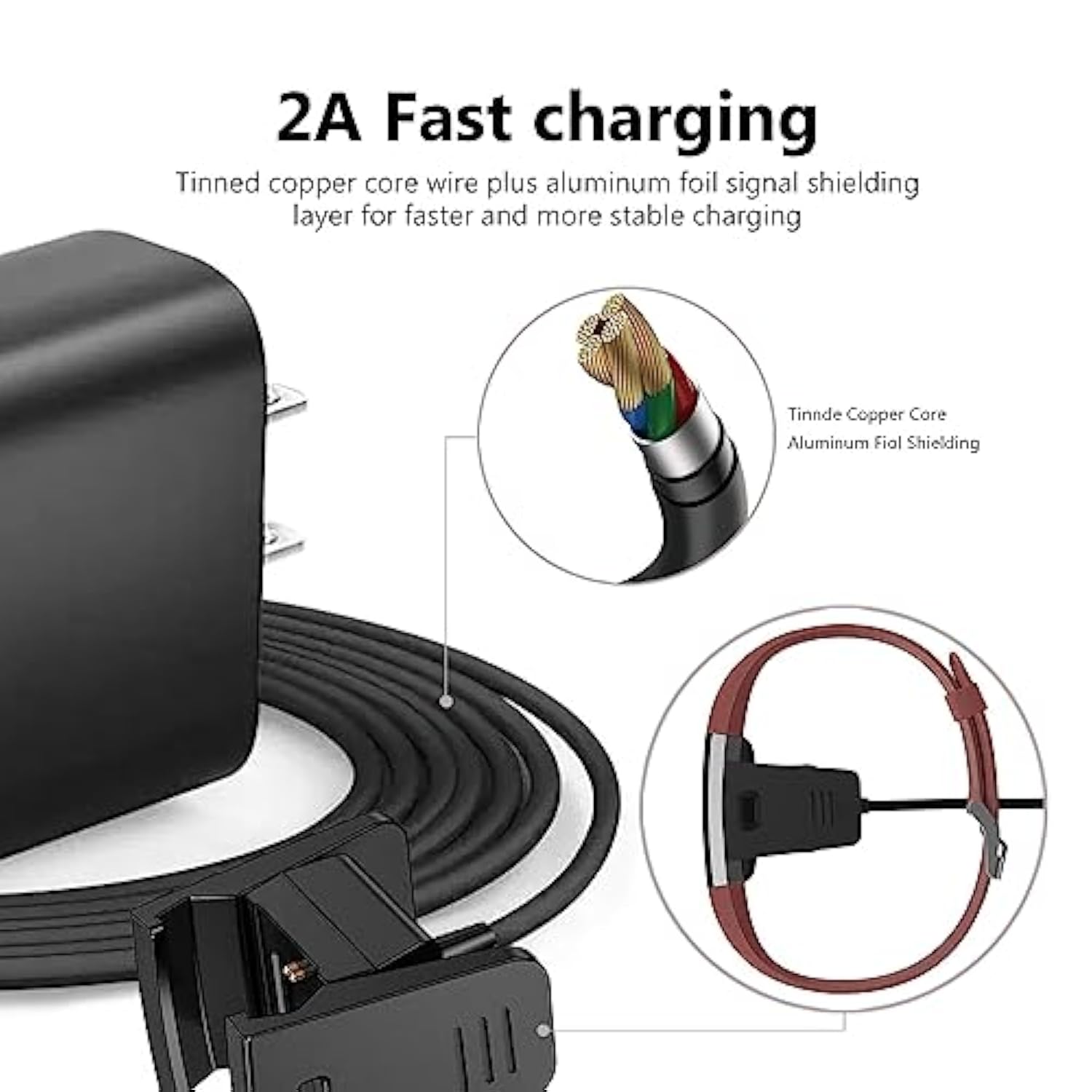 Fast Charger For Fitbit Charge 2 Replacement Usb Charging Cable Cord For Fitbit Charge2 Smartwatch Charging Dock Wall Adapter