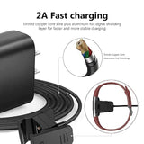 Fast Charger For Fitbit Charge 2 Replacement Usb Charging Cable Cord For Fitbit Charge2 Smartwatch Charging Dock Wall Adapter