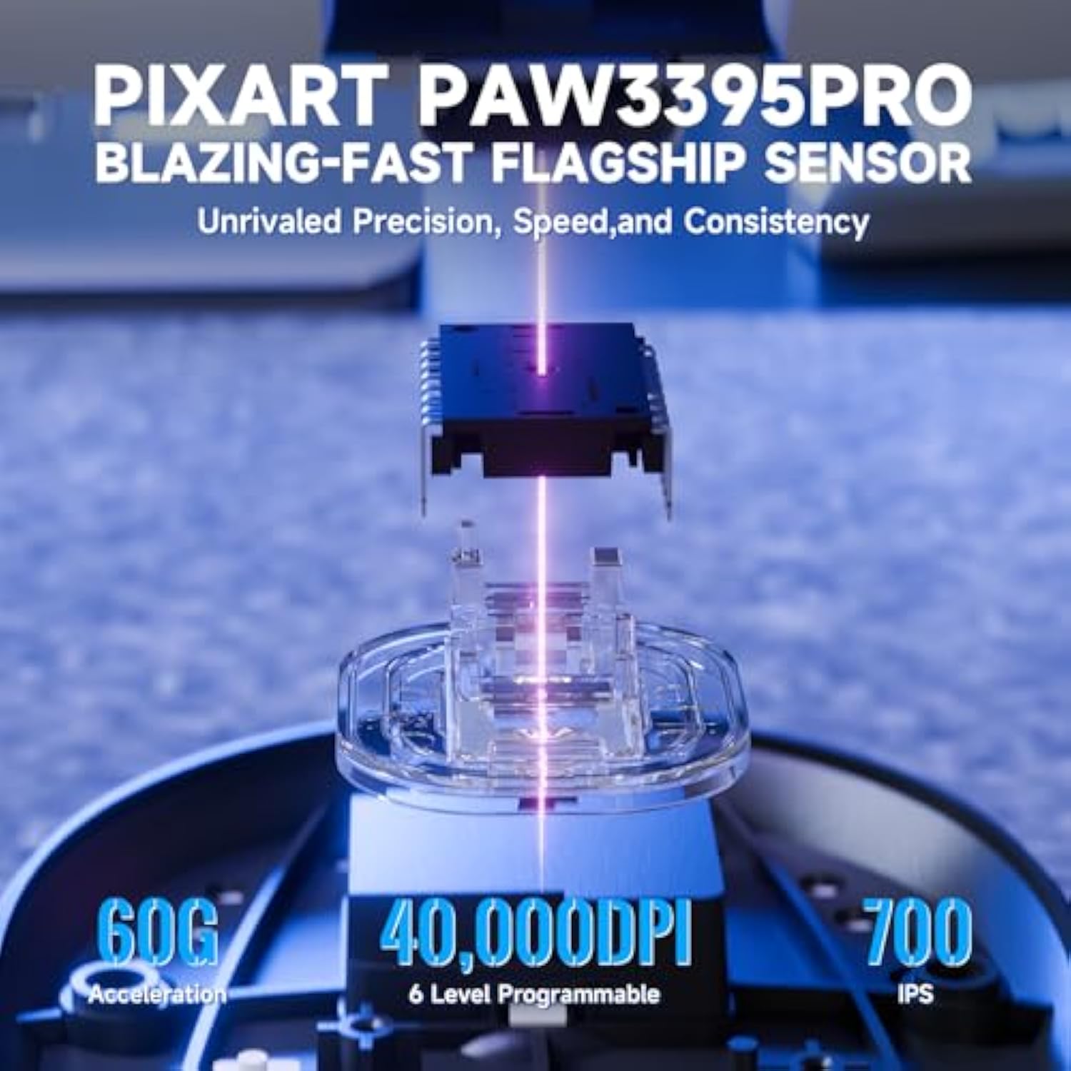 Attack Shark X8 Pro 8K Wireless Gaming Mouse,Paw3395Pro 40K Dpi Sensor,Tri-Mode Broadcom Bk52820 Chip,Superlight Ergonomic Mouse For Large Hands,Cloud-Based Software,For Win/Mac(White)